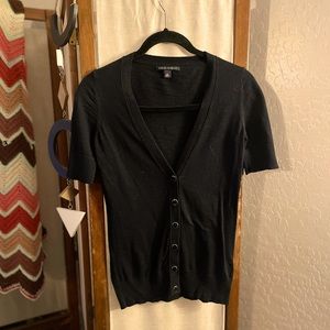 Banana republic shot sleeve button up top